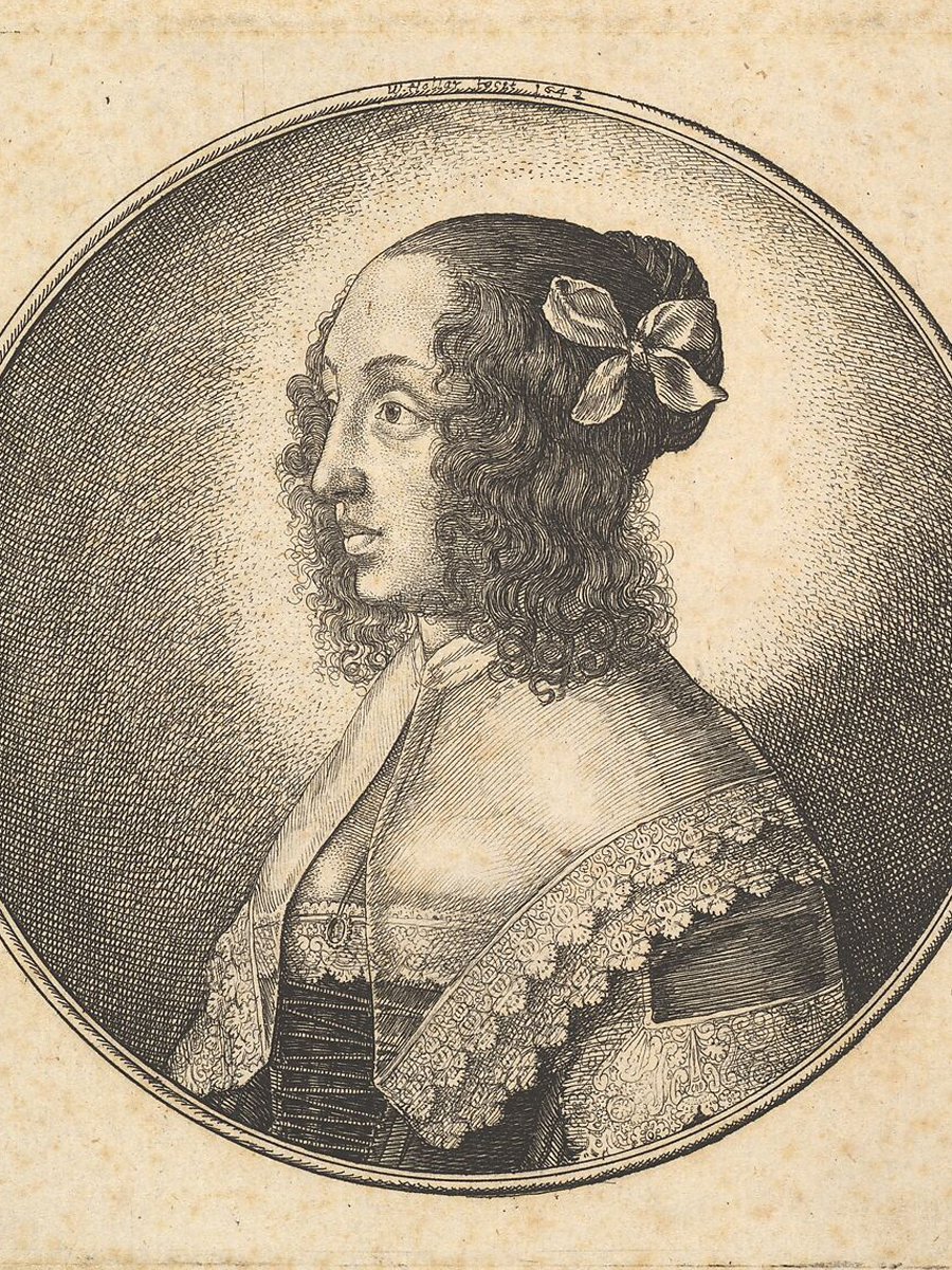 woman with bow in her hair